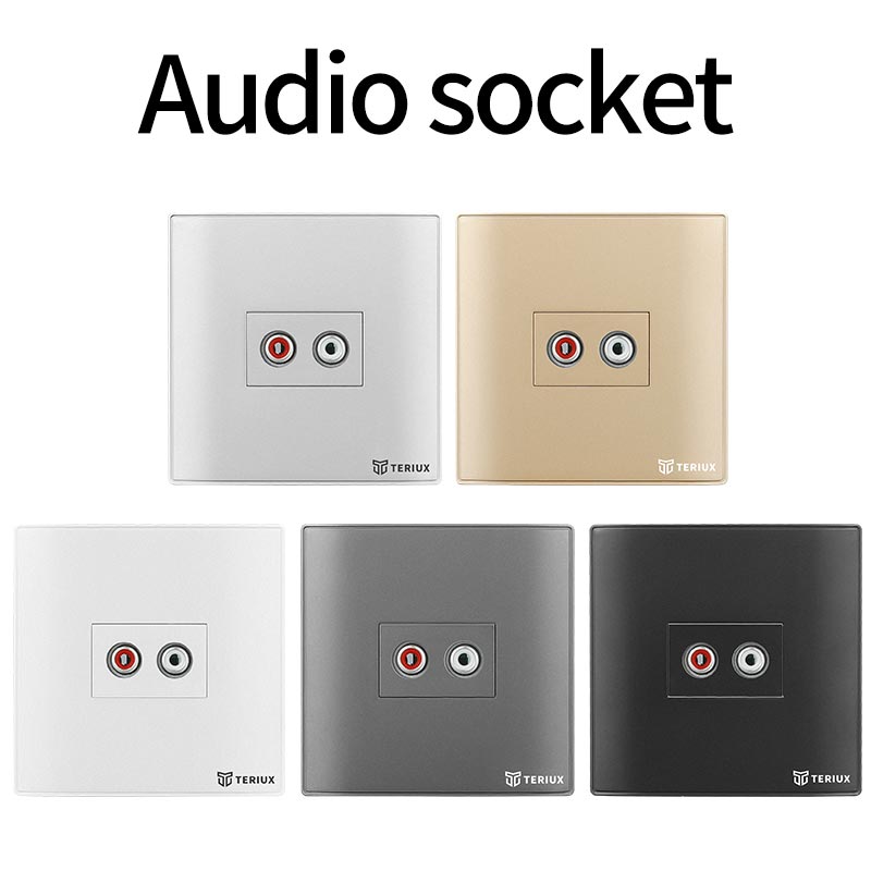 Ổ cắm tường Audio 1 lỗ