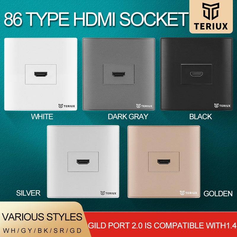 Ổ cắm tường HDMI 1 lỗ